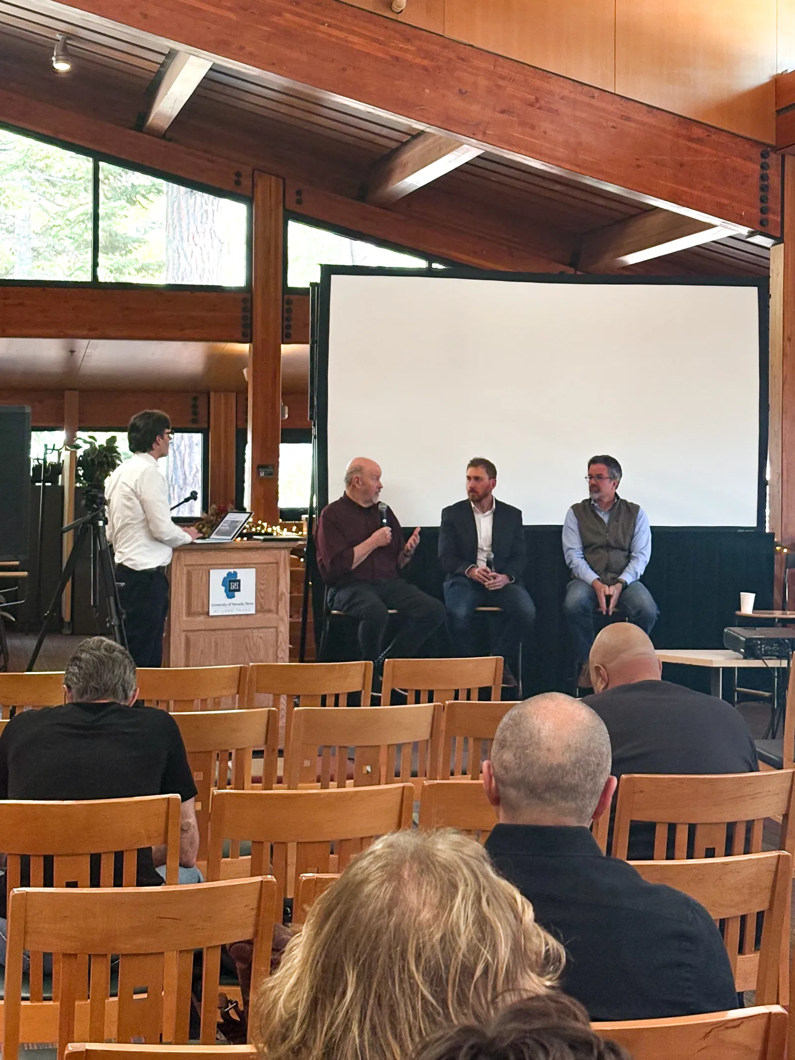Roundtable conversation at the Tahoe event